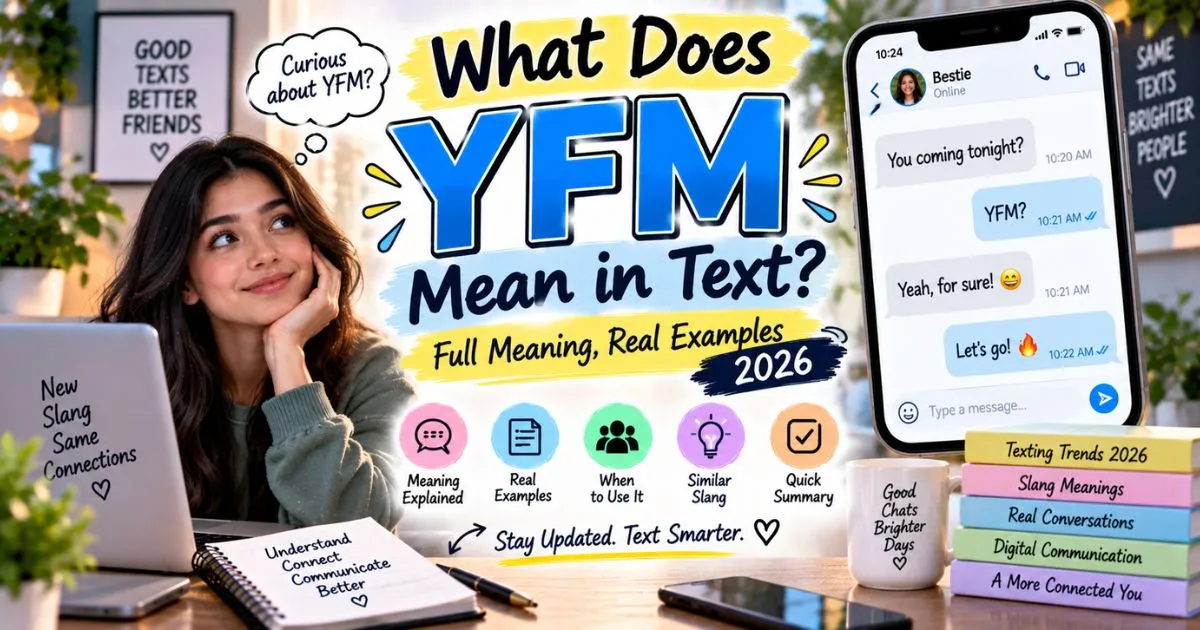 What Does YFM Mean in Text? Full meaning, real examples 2026
