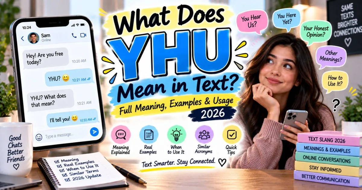 What Does YHU Mean in Text? 2026