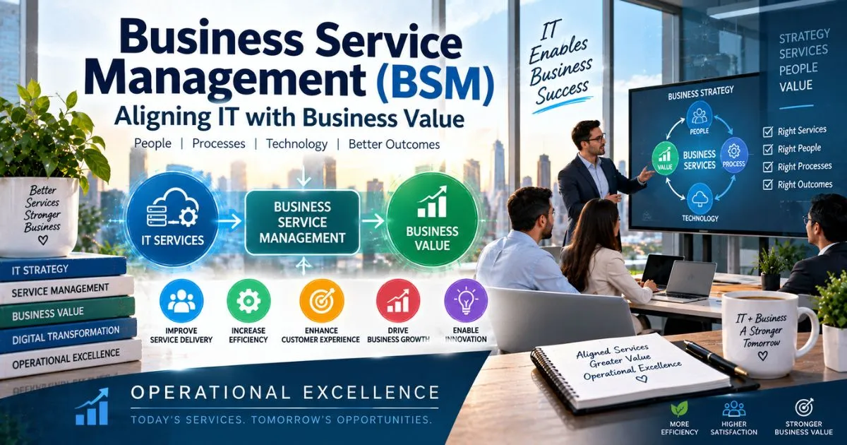 Business Service Management (BSM): Aligning IT with Business ValueOperationalExcellence