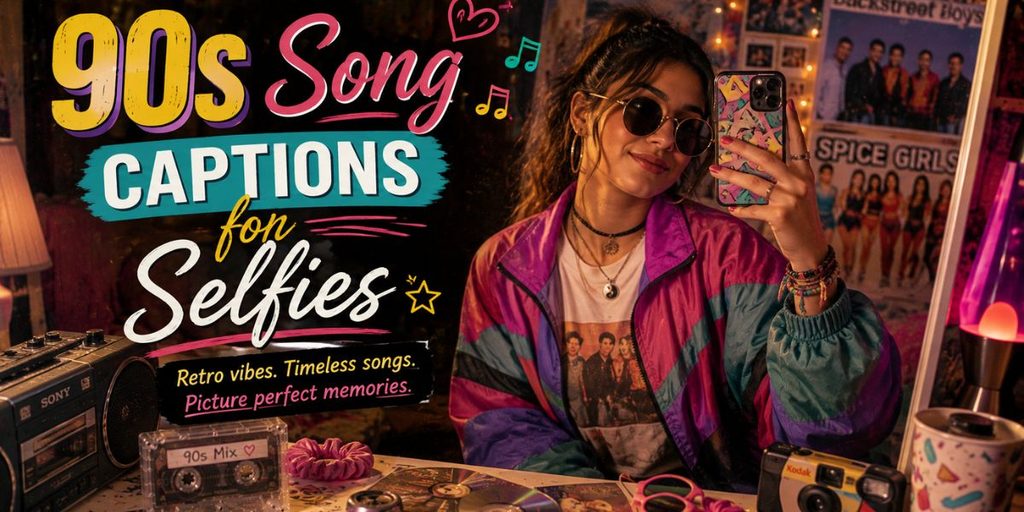 90s Song Captions for Selfies