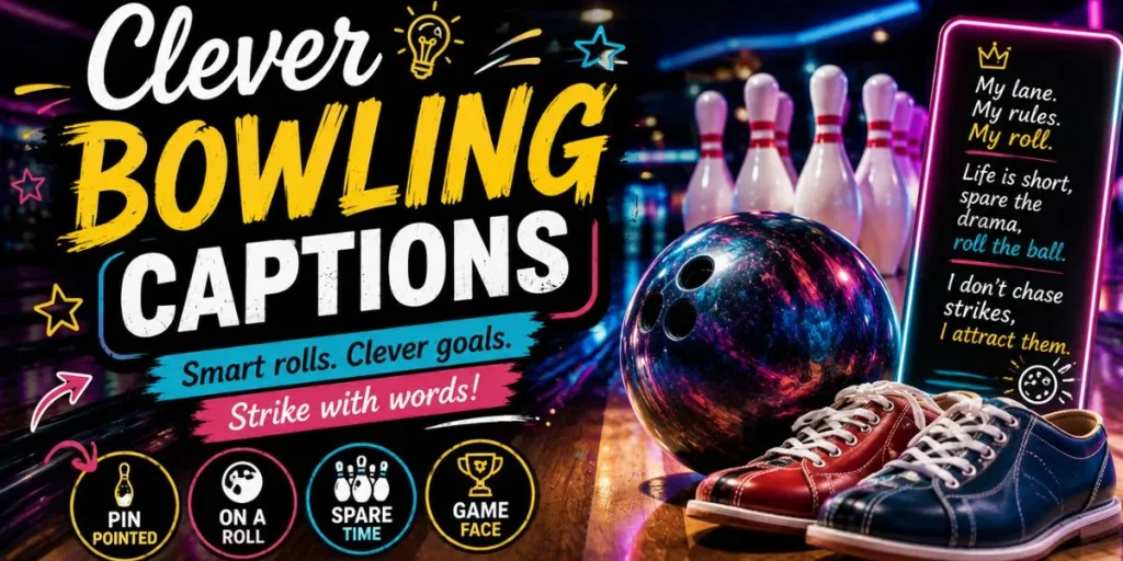 clever bowling captions and bowling puns