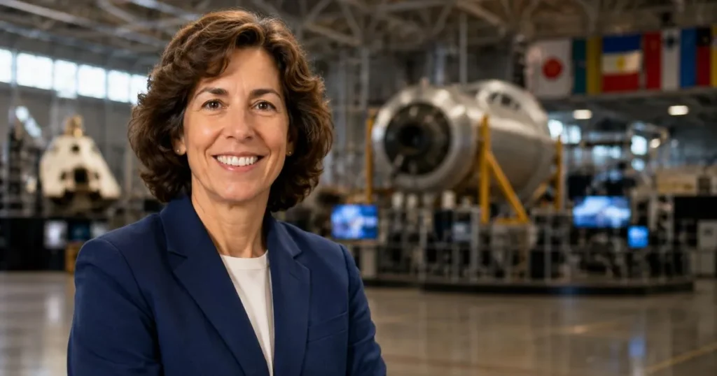 Ellen Ochoa at NASA representing her career and leadership