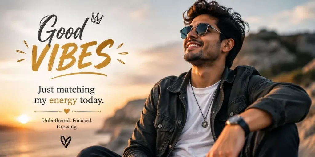 Stylish person enjoying a confident and expressive mood outdoors