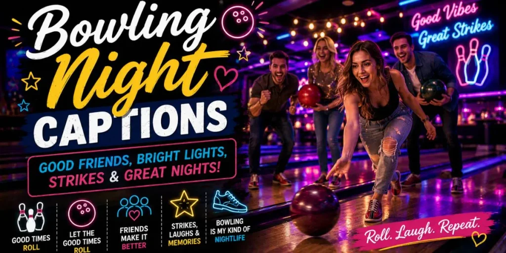 bowling night captions