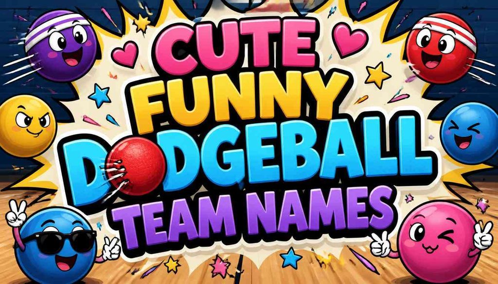 Cute Funny Dodgeball Team Names