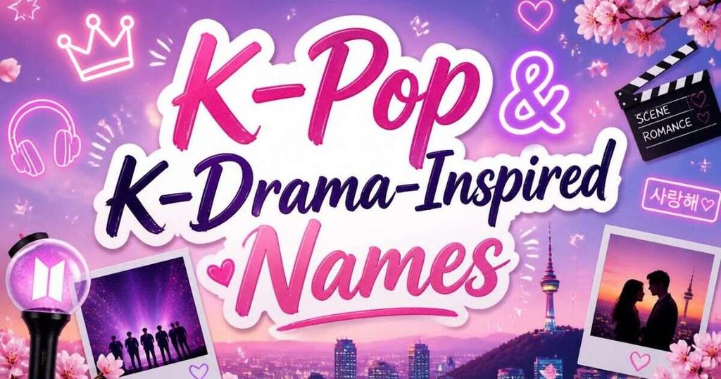 K-Pop & K-Drama-Inspired Names