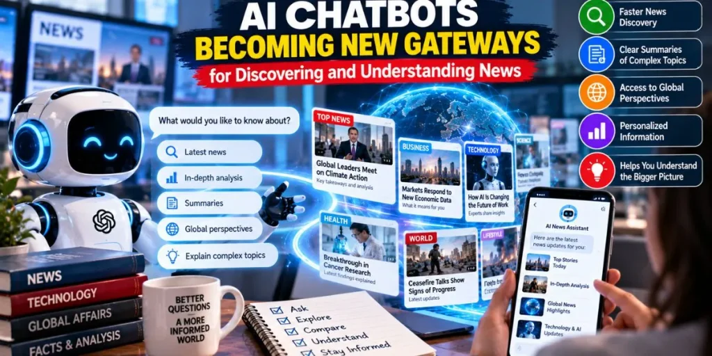 AI chatbots becoming new gateways for discovering and understanding news