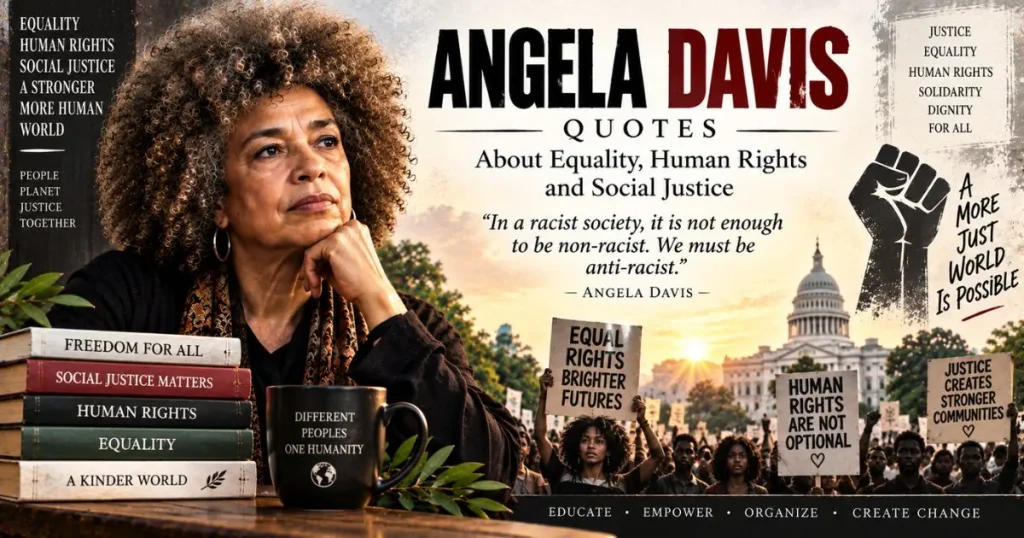 Angela Davis quotes about equality, human rights and social justice