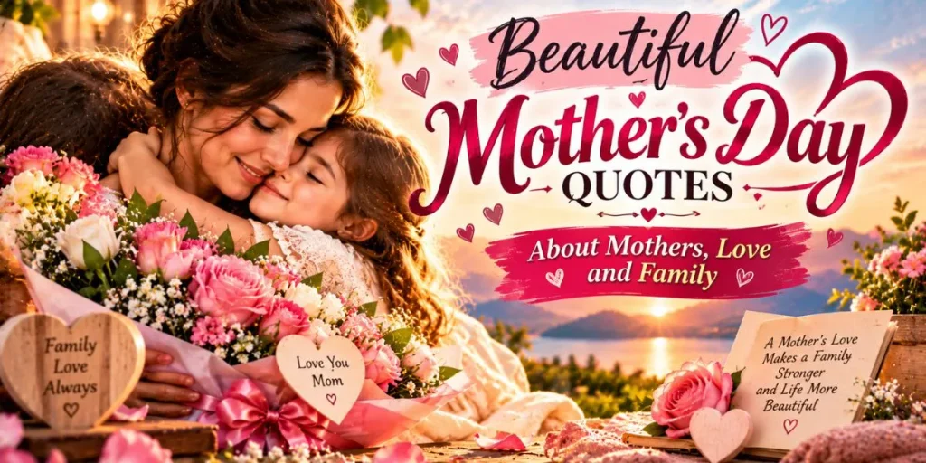 Beautiful Mother's Day quotes about mothers, love and family
