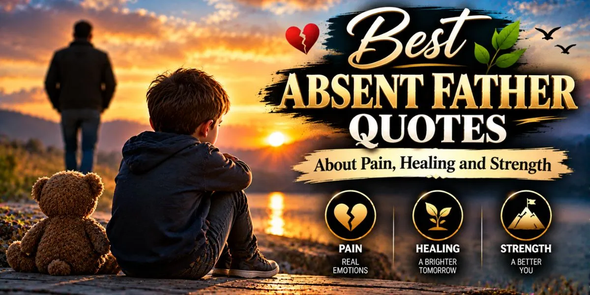 Best absent father quotes about pain, healing and strength