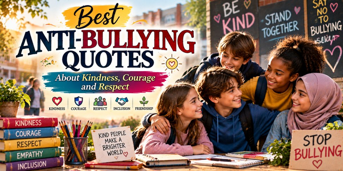 Best anti-bullying quotes about kindness, courage and respect