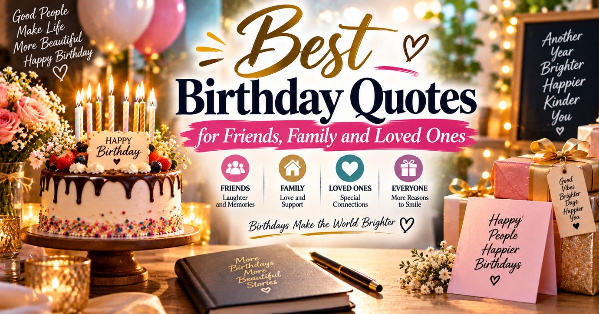 Best birthday quotes for friends, family and loved ones