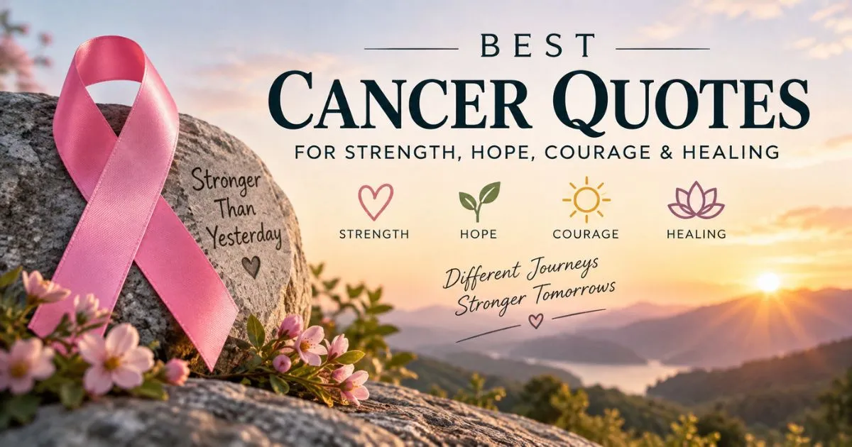 Best cancer quotes for strength, hope, courage and healing