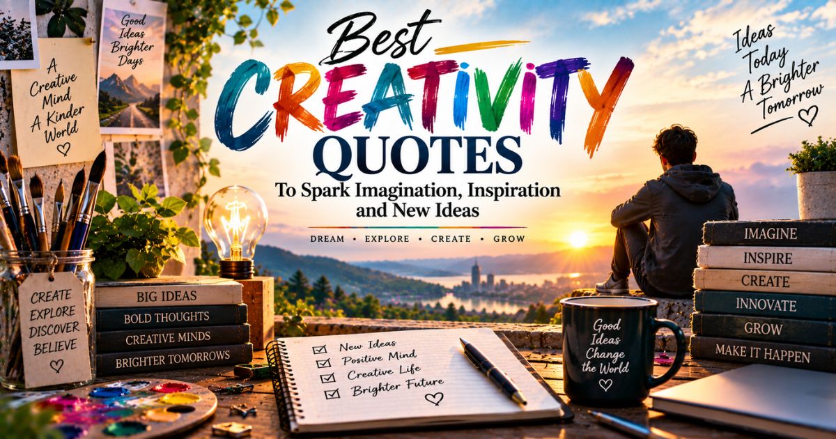 Best creativity quotes to spark imagination, inspiration and new ideas