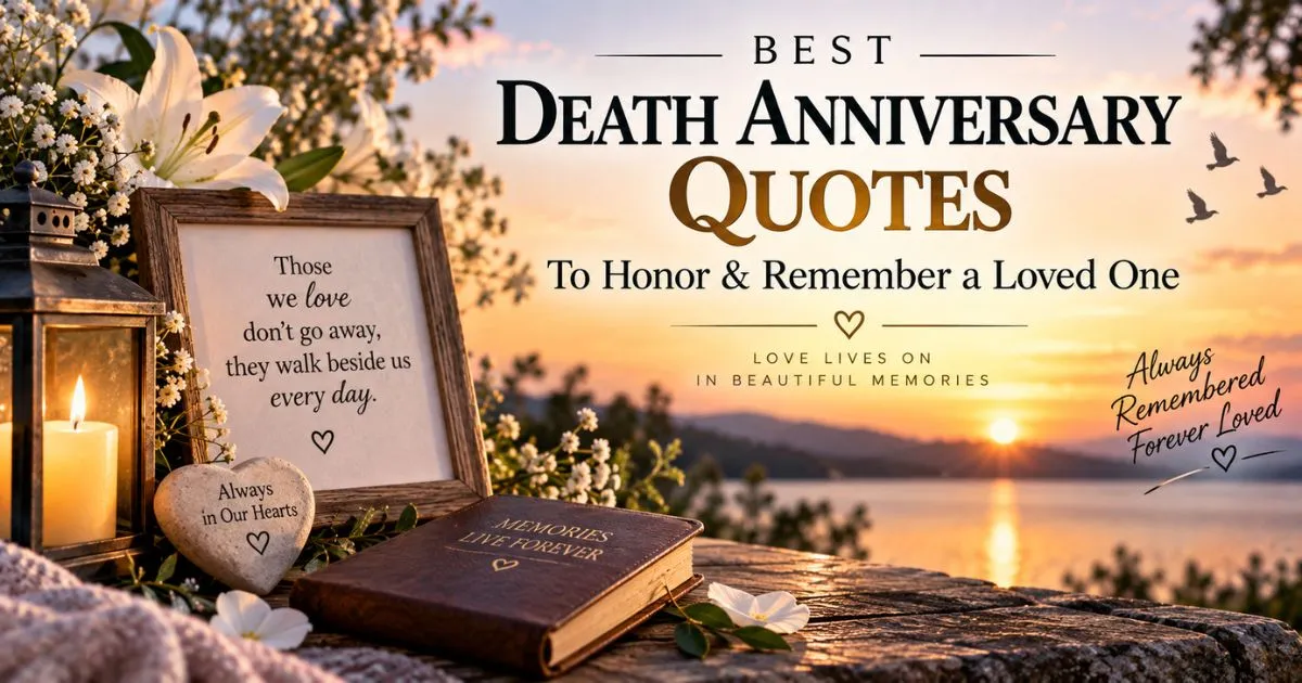 Best death anniversary quotes to honor and remember a loved one