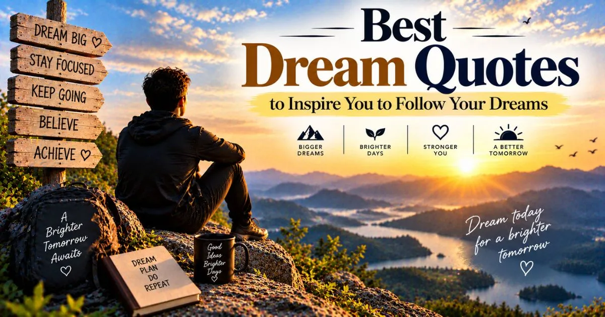Best dream quotes to inspire you to follow your dreams