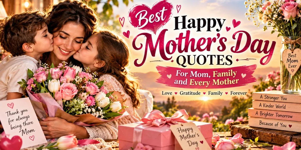 Best Happy Mother's Day quotes for Mom, family and every mother