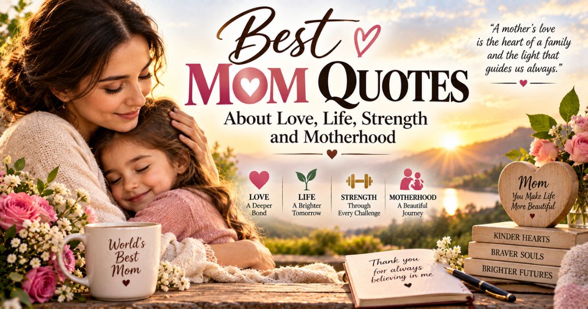 Best mom quotes about love, life, strength and motherhood