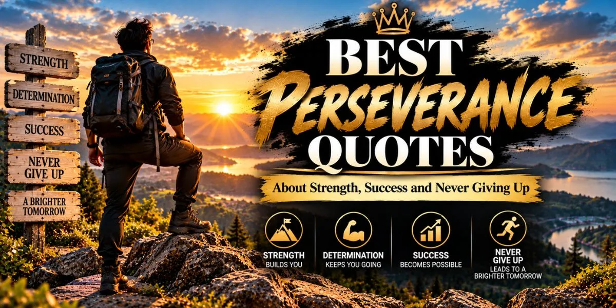 Best perseverance quotes about strength, success and never giving up