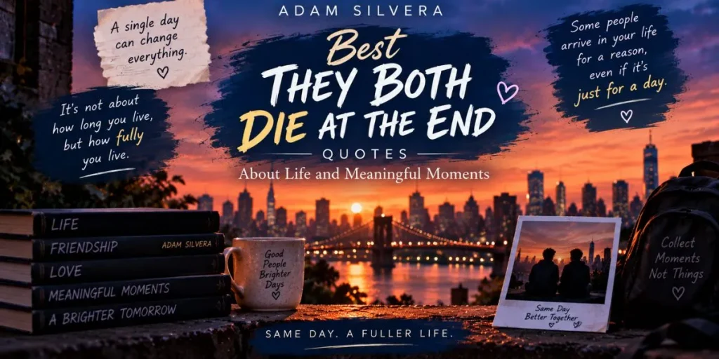 Best They Both Die at the End quotes about life and meaningful moments