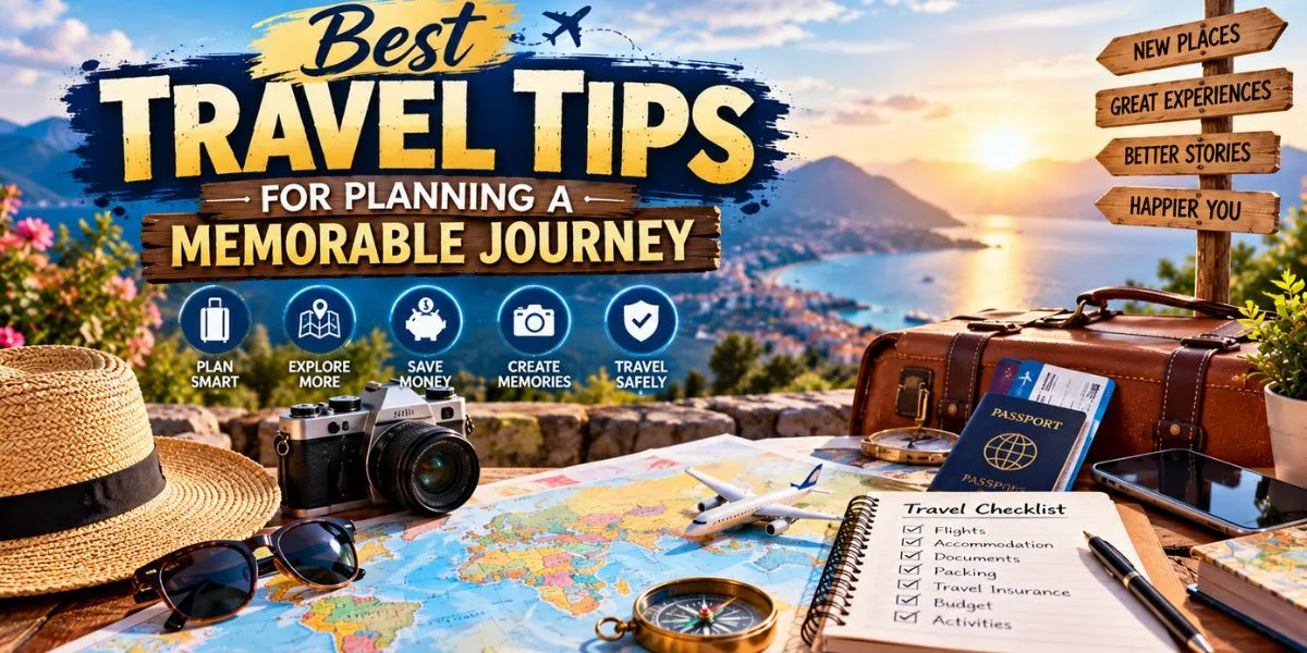 Best travel tips for planning a memorable journey with maps luggage and travel essentials