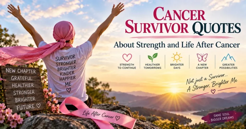 Cancer survivor quotes about strength and life after cancer