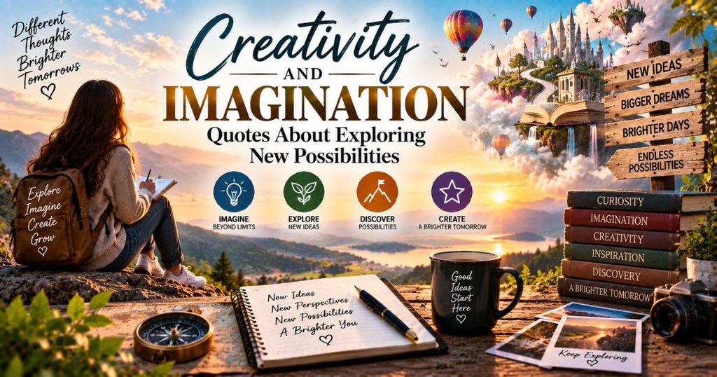 Creativity and imagination quotes about exploring new possibilities
