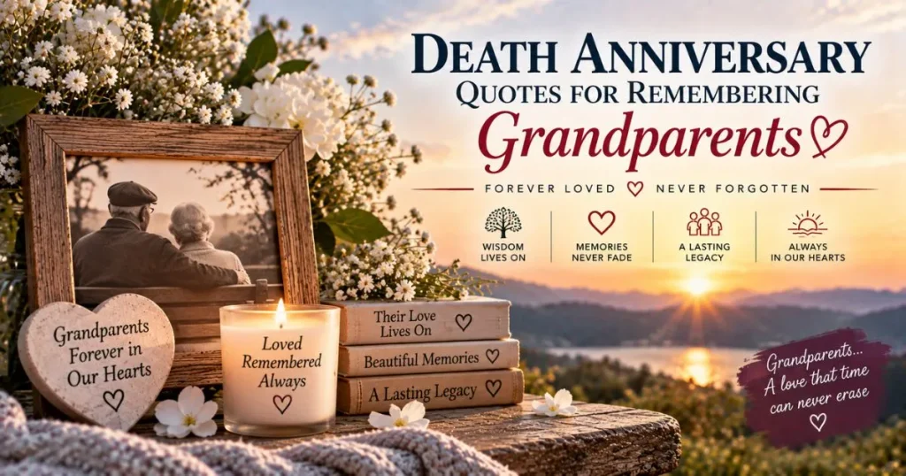 Death anniversary quotes for remembering grandparents