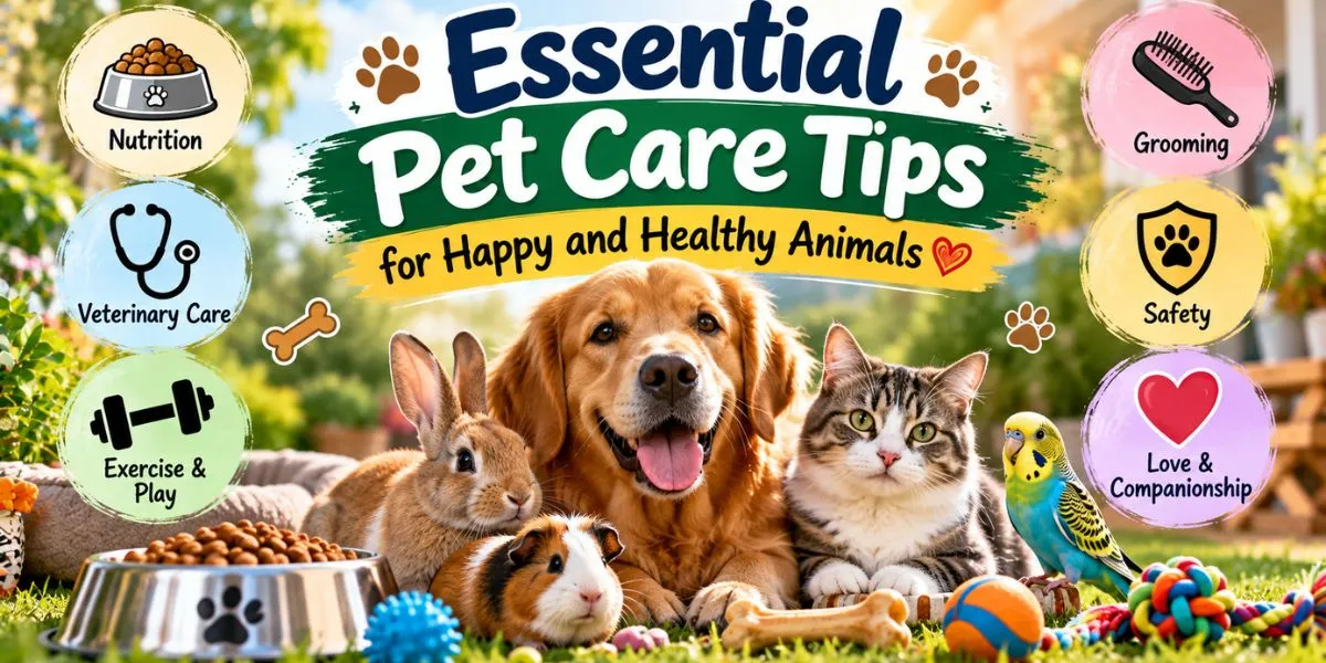 Essential pet care tips for keeping happy and healthy animals
