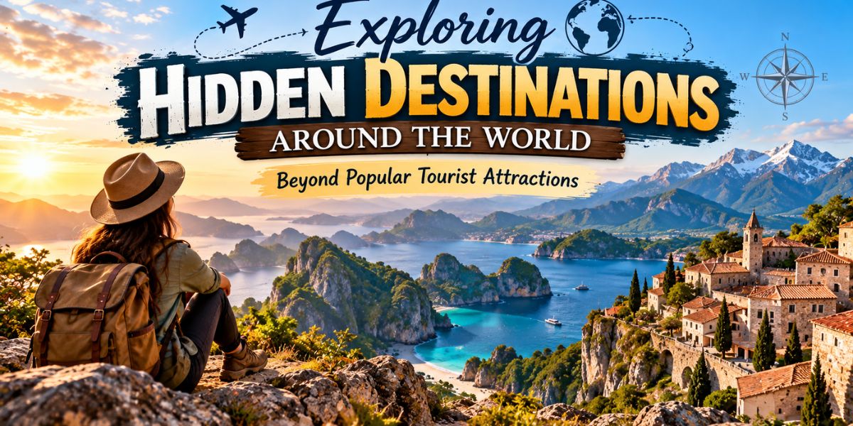 Exploring hidden destinations around the world beyond popular tourist attractions