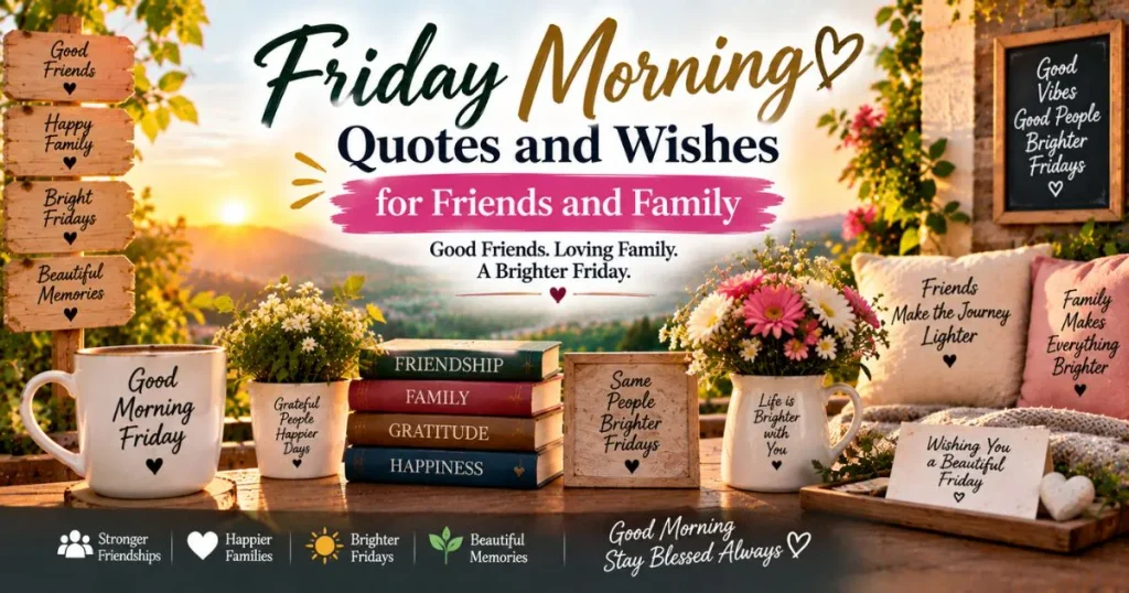 Friday morning quotes and wishes for friends and family