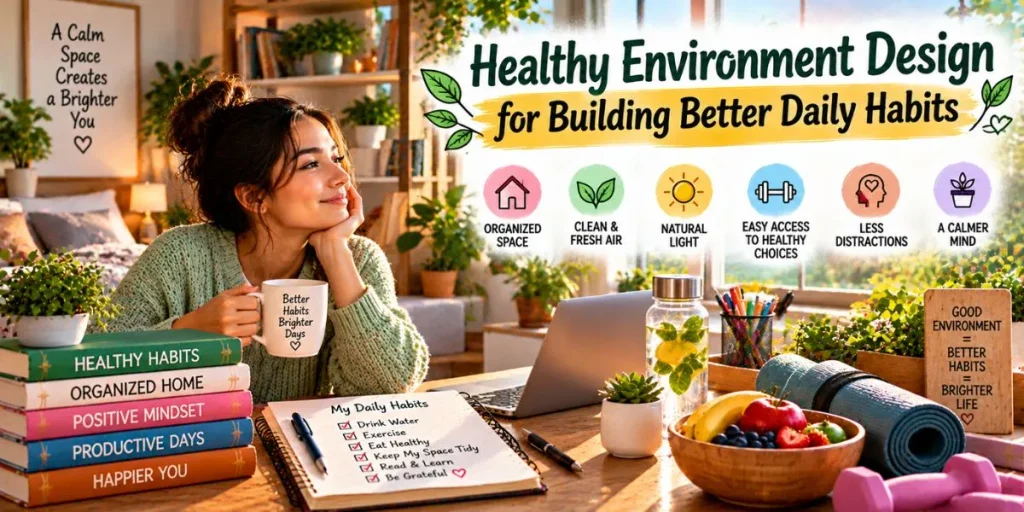 Healthy environment design for building better daily habits