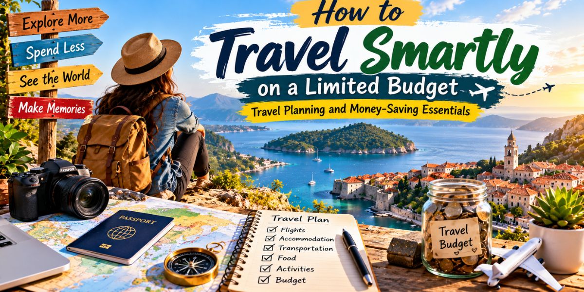 How to travel smartly on a limited budget with travel planning and money-saving essentials
