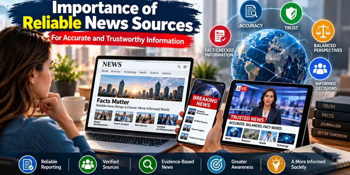 Importance of reliable news sources for accurate and trustworthy information