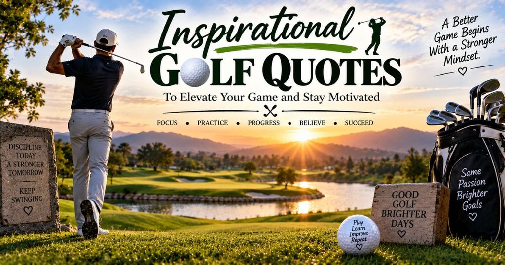 Inspirational golf quotes to elevate your game and stay motivated