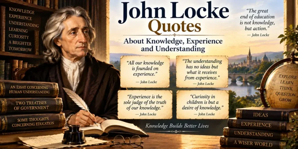 John Locke quotes about knowledge, experience and understanding