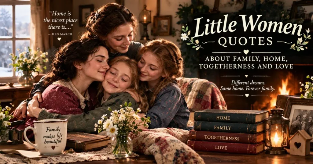 Little Women quotes about family, home, togetherness and love