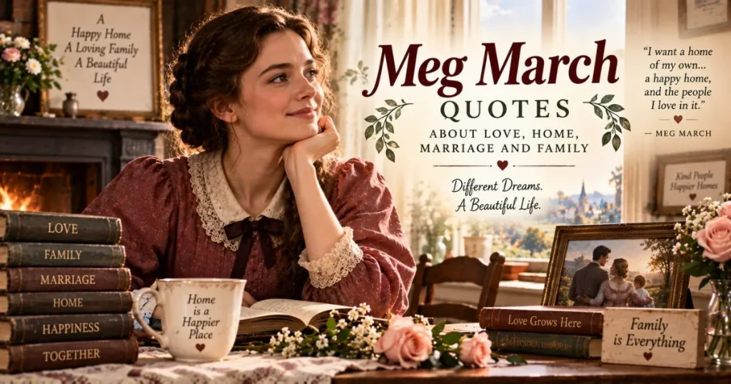 Meg March quotes about love, home, marriage and family