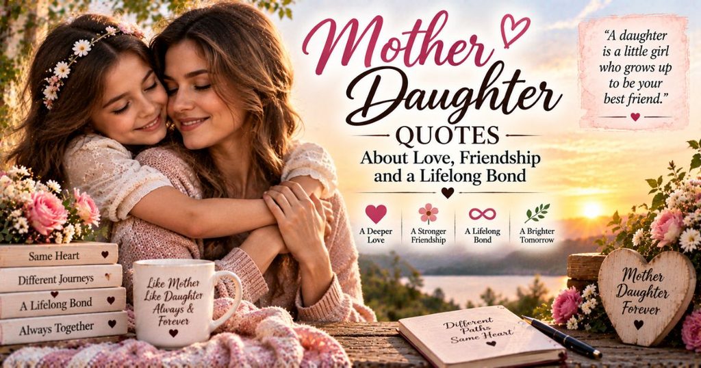 Mother daughter quotes about love, friendship and a lifelong bond