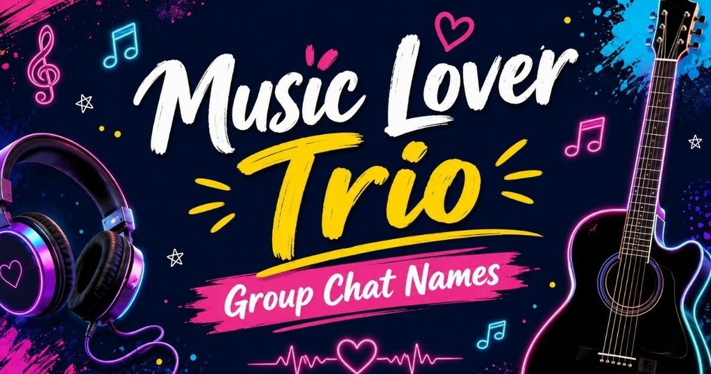 Music Lover Trio Group Chat Names