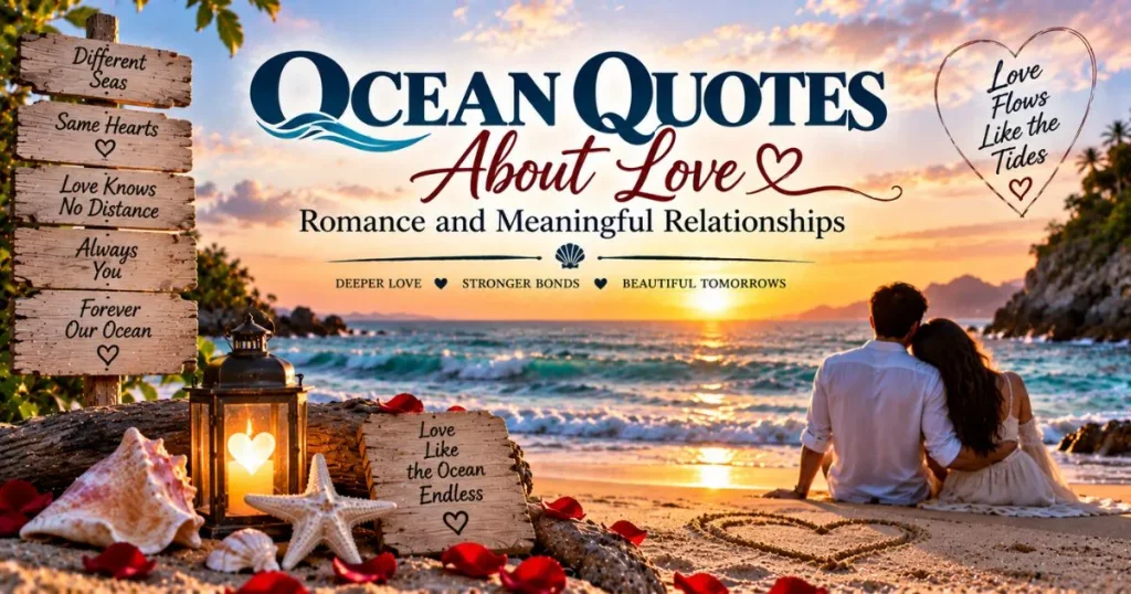 Ocean quotes about love, romance and meaningful relationships