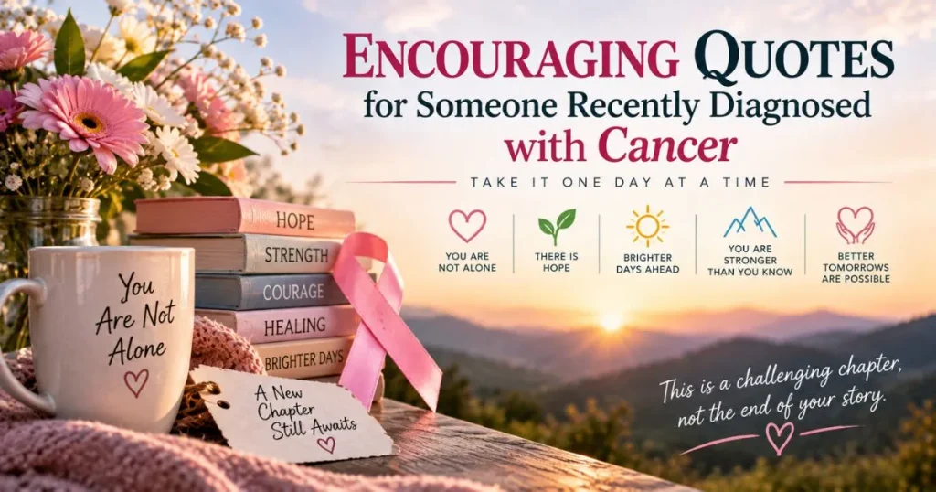 Encouraging quotes for someone recently diagnosed with cancer