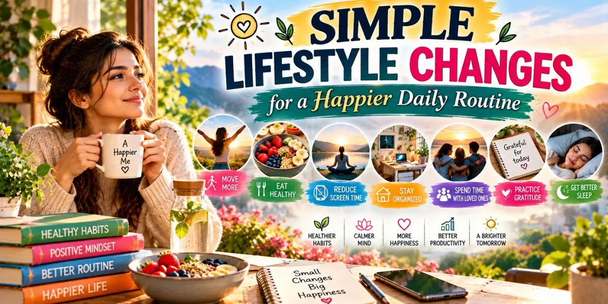 Simple lifestyle changes for a happier daily routine