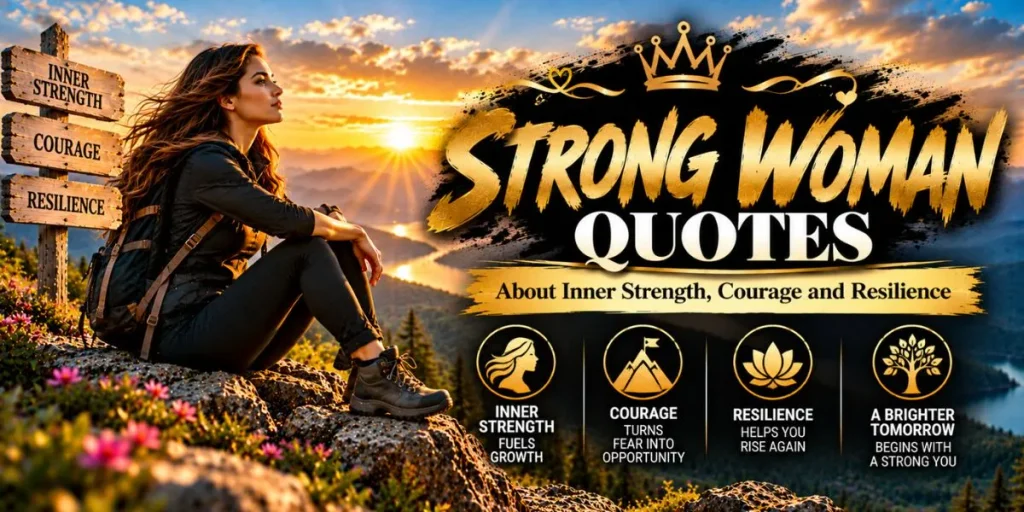 Strong woman quotes about inner strength, courage and resilience