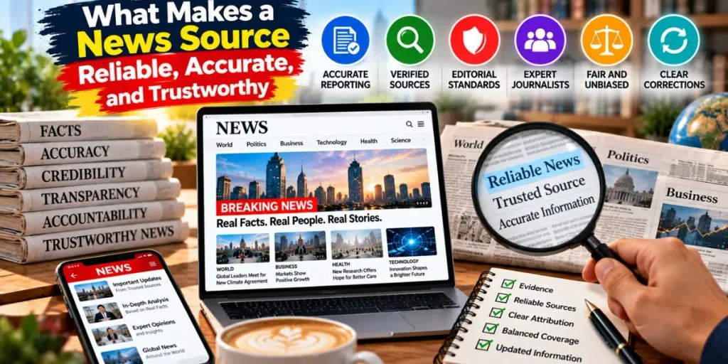 What makes a news source reliable, accurate, and trustworthy