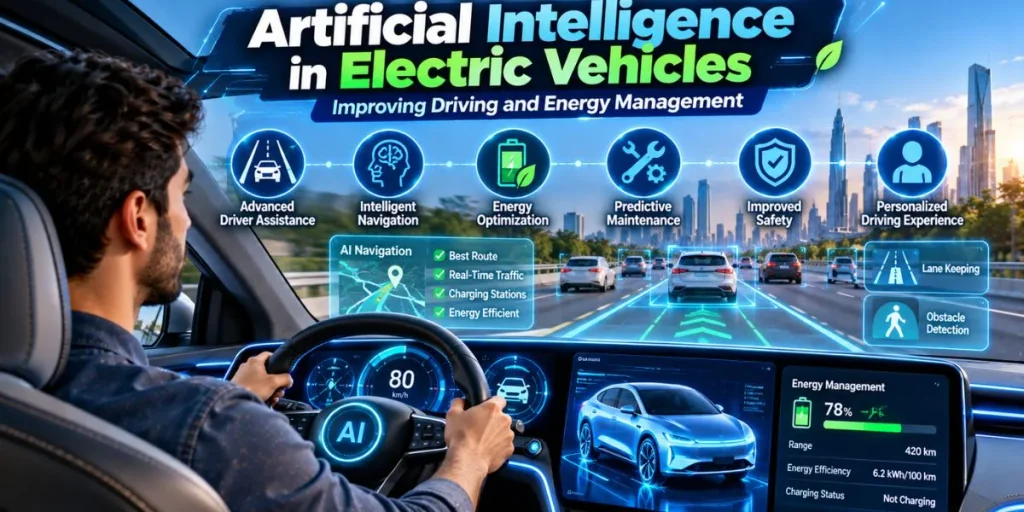 Artificial intelligence in electric vehicles improving driving and energy management