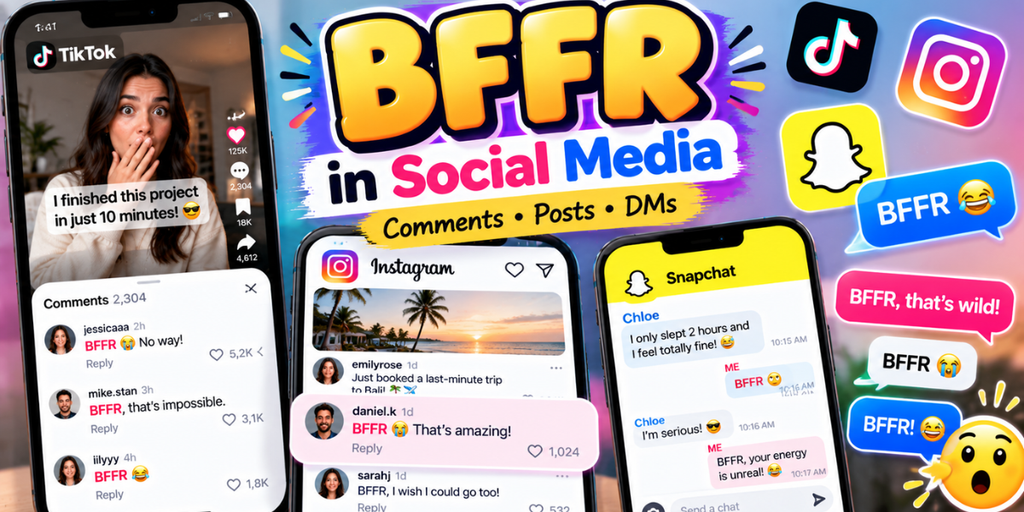 BFFR abbreviation used in social media comments and online conversations