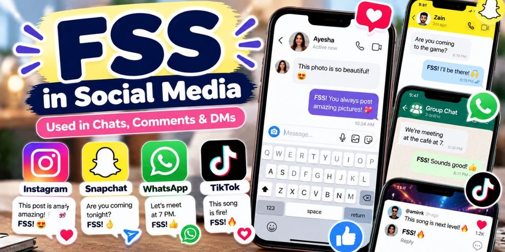 FSS abbreviation used in a social media messaging example