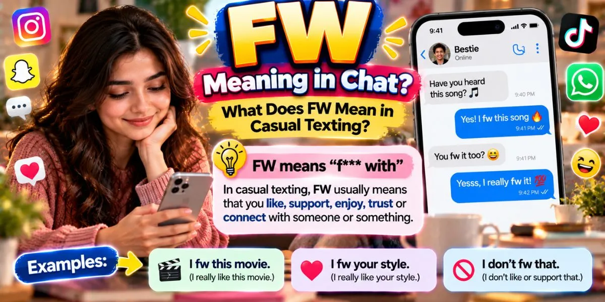 FW meaning in chat and what the abbreviation means in casual texting
