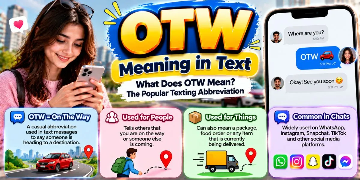 OTW meaning in text and what the texting abbreviation means